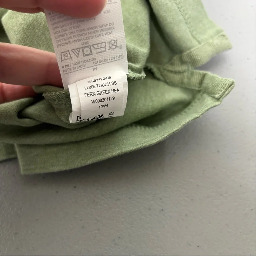 Banana Republic Luxe Touch Men's Medium Polo Green Short Sleeve Cotton